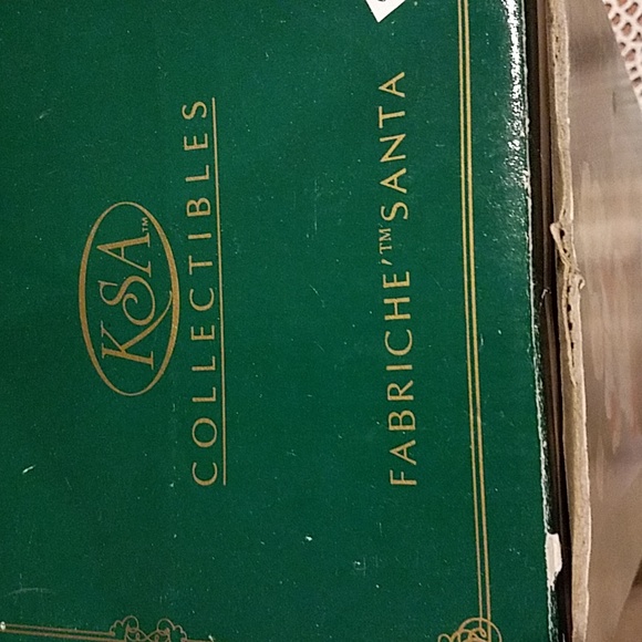 KSA FABRICHE COLLECTIBLE-"SANTA STEALS A KISS & COOKIE" - Picture 8 of 9